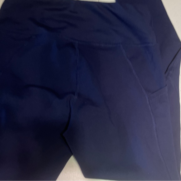NORTH CAROLINA Tarheels Navy Blue Pocketed Womens Leggings SZ SMALL - Picture 3 of 7